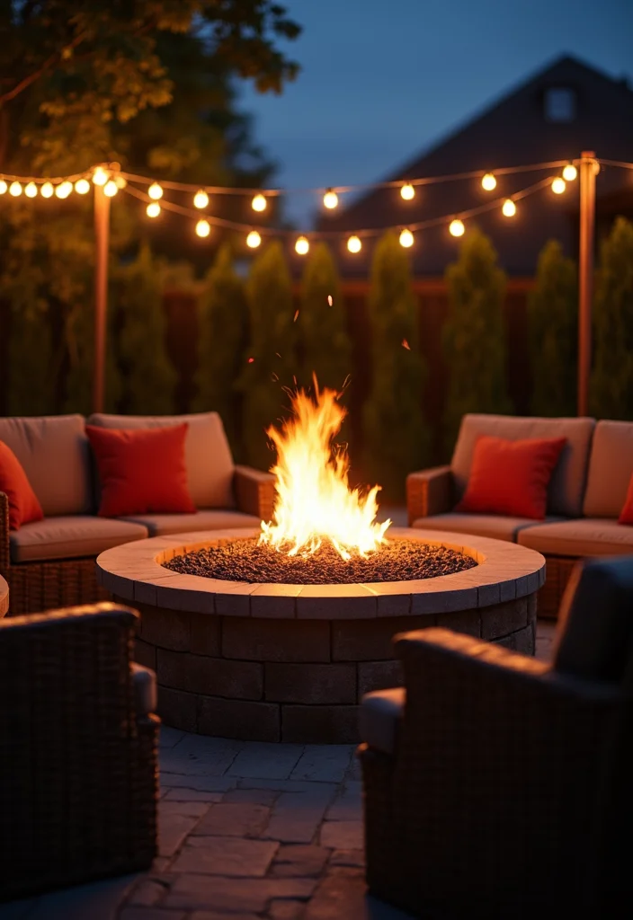 12 Coastal Fireplace Ideas for Breezy Relaxed Style - 9. Functional Fire Pits