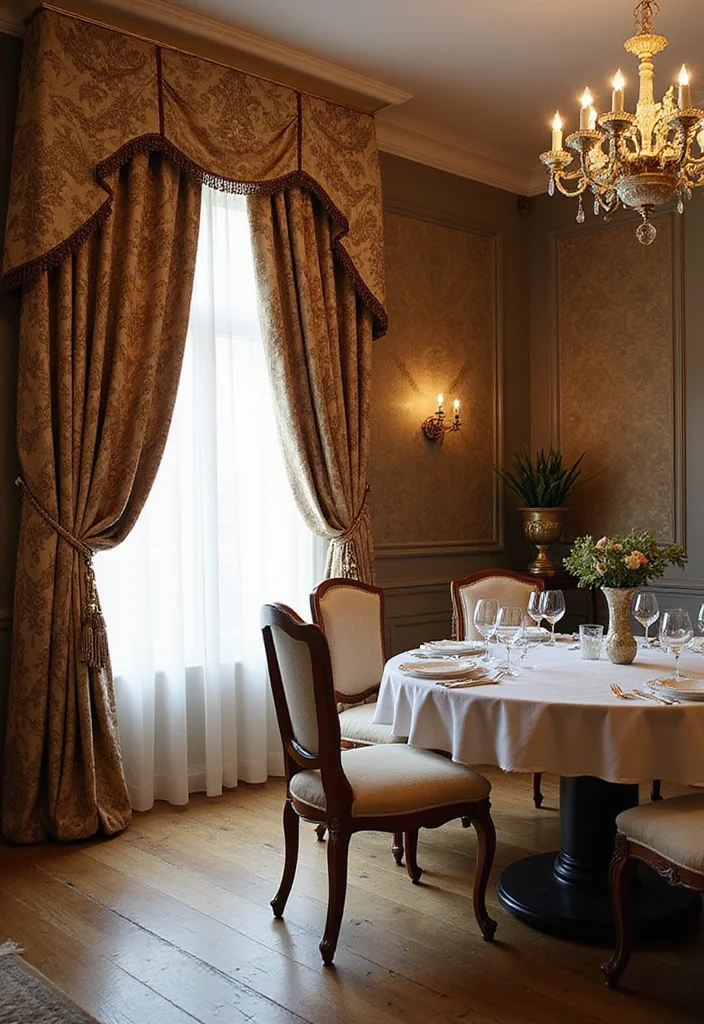 12 Curtain Drapes Ideas for Soft Flowing Texture - 11. Textured Jacquard