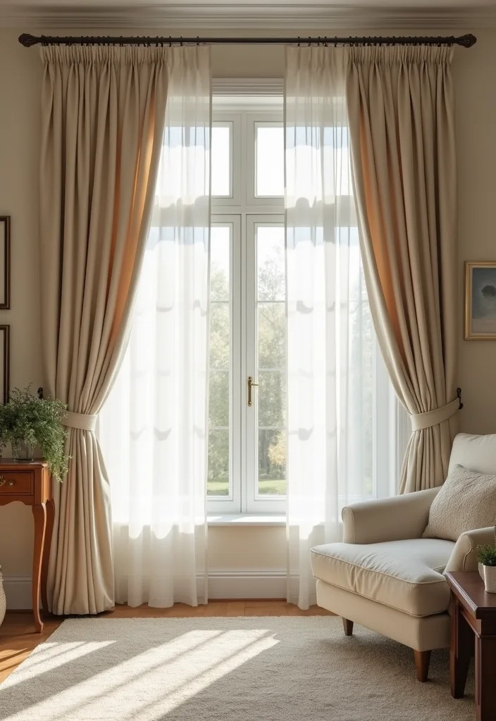 12 Curtain Drapes Ideas for Soft Flowing Texture - 12. Sustainable Pleats