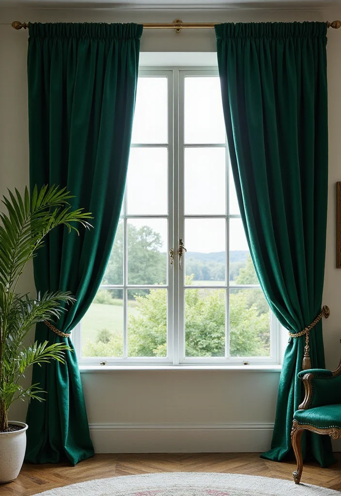 12 Curtain Drapes Ideas for Soft Flowing Texture - 6. Eco-friendly Velvet