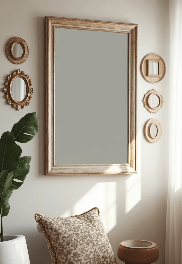 12 DIY Room Decor Ideas Wall Decorations for Easy Makeovers - 10. Creative Use of Mirrors