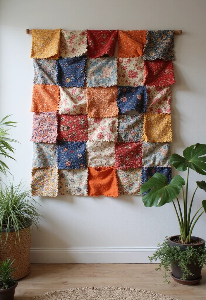 12 DIY Room Decor Ideas Wall Decorations for Easy Makeovers - 11. Fabric Wall Art