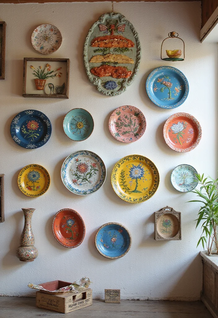 12 DIY Room Decor Ideas Wall Decorations for Easy Makeovers - 12. Upcycled Items as Decor