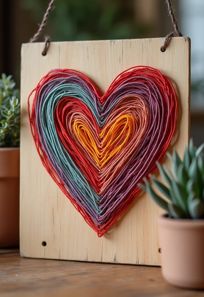 12 DIY Room Decor Ideas Wall Decorations for Easy Makeovers - 6. DIY String Art