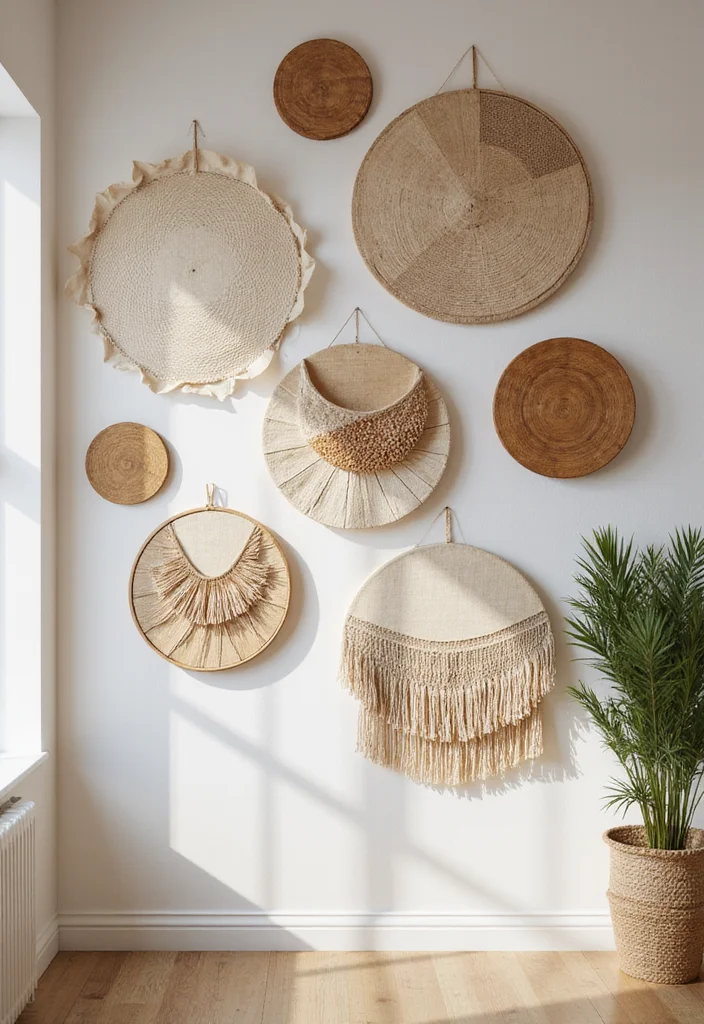 12 DIY Room Decor Ideas Wall Decorations for Easy Makeovers - 9. Circular Wall Hangings