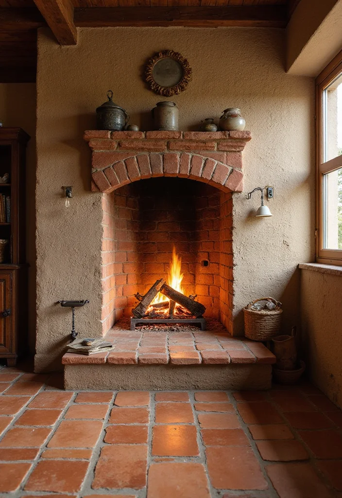12 Fireplace Tile Ideas for Durable Stylish Finishes - 3. Terracotta Tiles