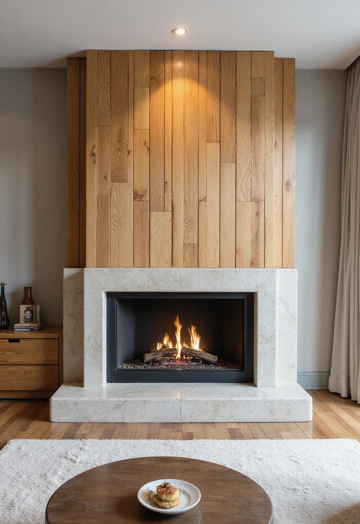 12 Fireplace Tile Ideas for Durable Stylish Finishes - 4. Bamboo Tiles