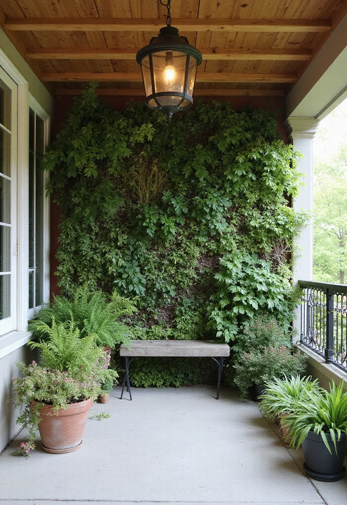 12 Front Porch Landscaping Ideas for Fresh Curb Appeal 67 12 Front Porch Landscaping Ideas for Fresh Curb Appeal - 7. Green Roof or Living Wall