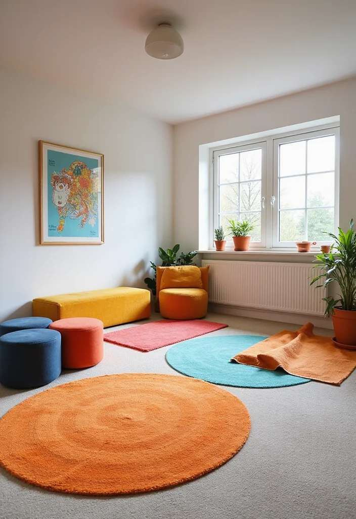 12 Modern Basement Ideas for Clean Updated Living Space - 11. Bright Playroom