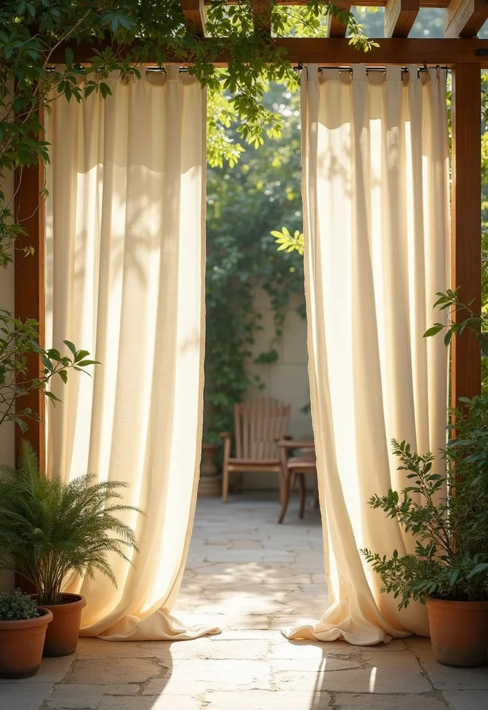 12 Outdoor Curtain Ideas for Cozy Weather Friendly Spaces 1 12 Outdoor Curtain Ideas for Cozy Weather Friendly Spaces - 1. Eco-Friendly Linen Curtains