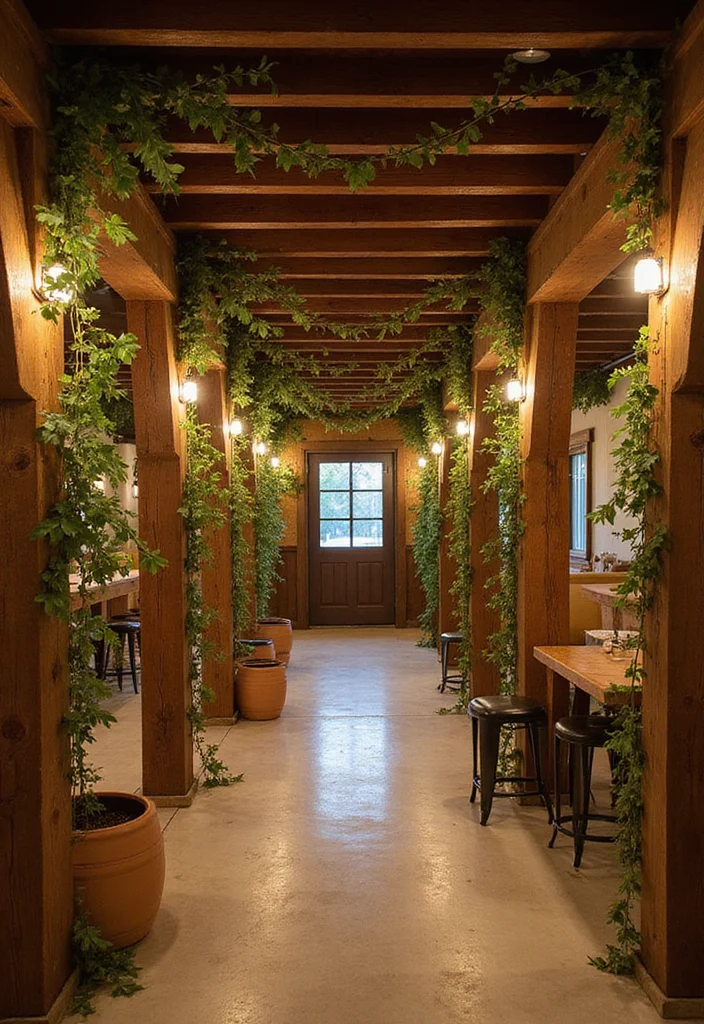 12 Rustic Basement Ideas for Cozy Natural Warmth - 1. Warm Wooden Beams