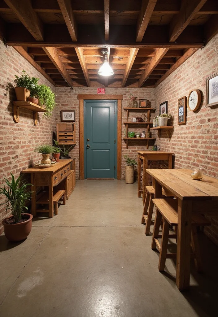 12 Rustic Basement Ideas for Cozy Natural Warmth - 12. DIY Projects for Customization