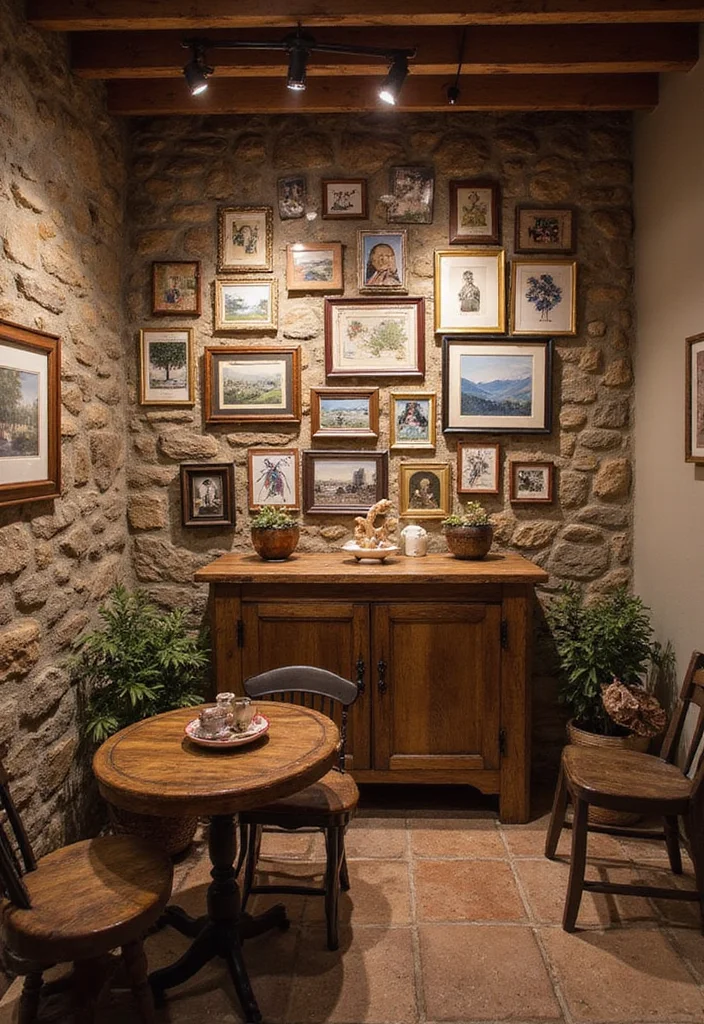 12 Rustic Basement Ideas for Cozy Natural Warmth - 9. Personal Touches