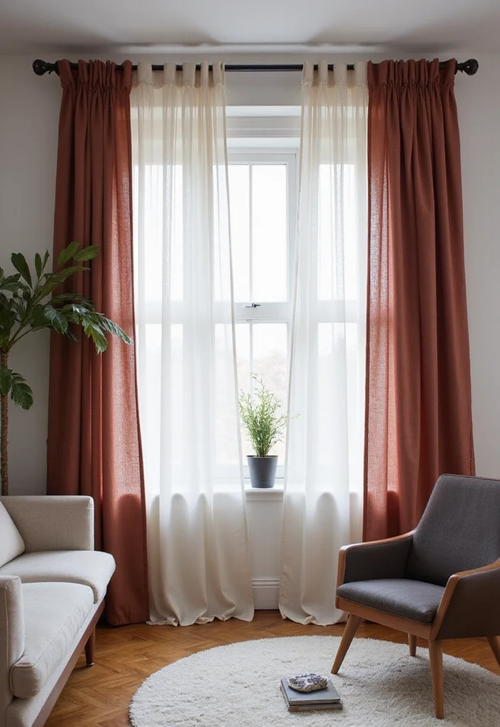 12 Sheer Curtain Ideas for Light Airy Elegance - 4. Ombre Effect for Dramatic Flair