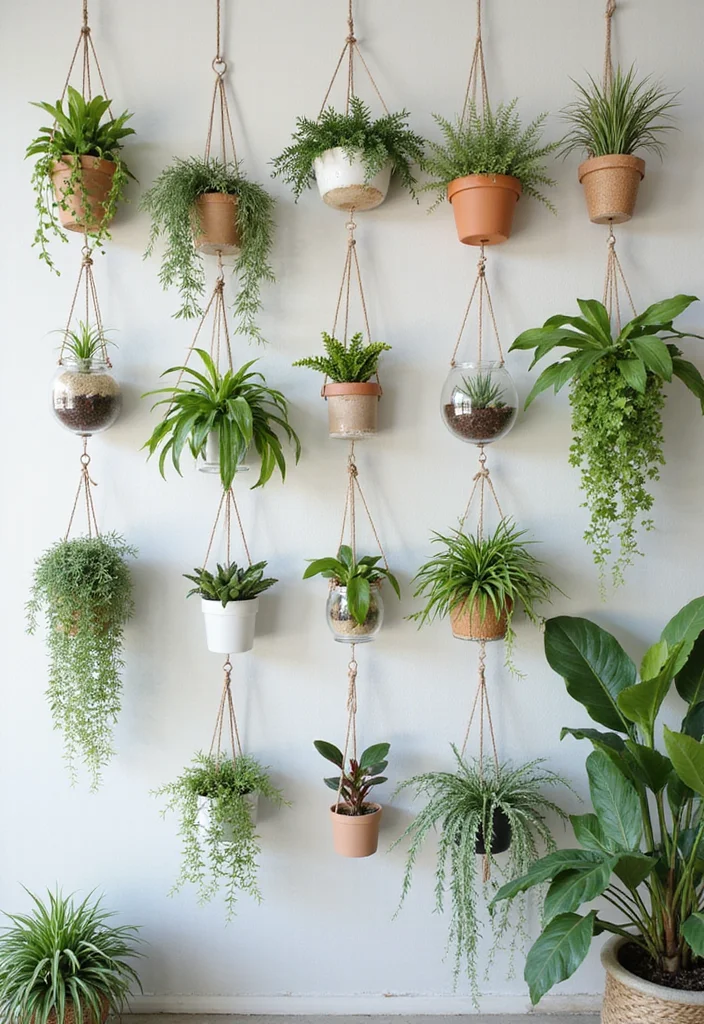 12 Wall Living Room Decor Ideas for Fresh Everyday Style - 3. Botanical Beauty