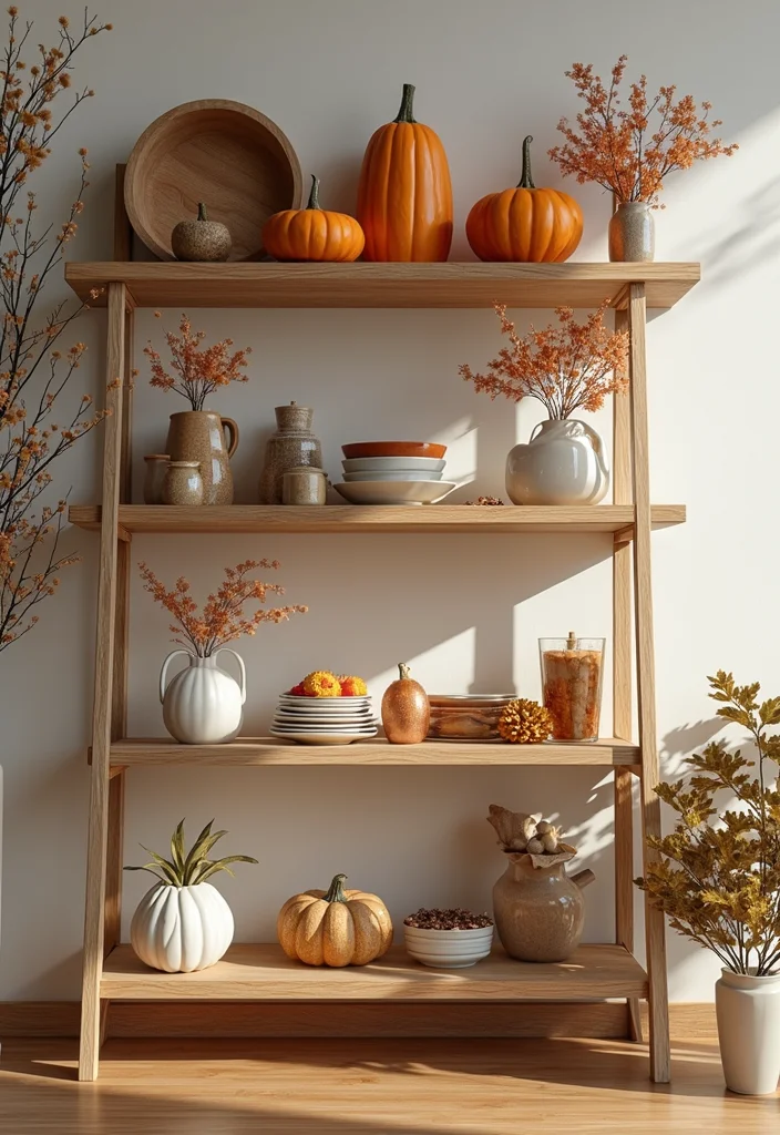 12 Wall Shelf Decor Ideas for Functional Stylish Display - 10. Seasonal Decor Swaps