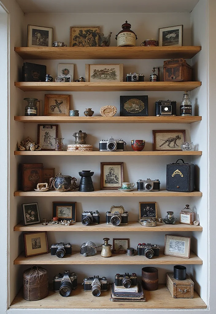 12 Wall Shelf Decor Ideas for Functional Stylish Display - 4. Themed Collections