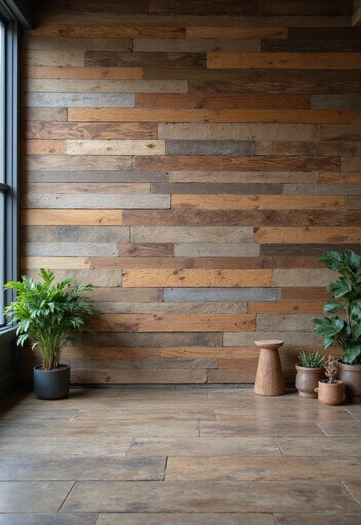 12 Wood Wall Decor Ideas for Natural Warm Texture - 1. Reclaimed Wood Panels