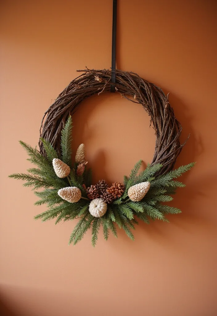 12 Wood Wall Decor Ideas for Natural Warm Texture - 6. Wooden Wreaths