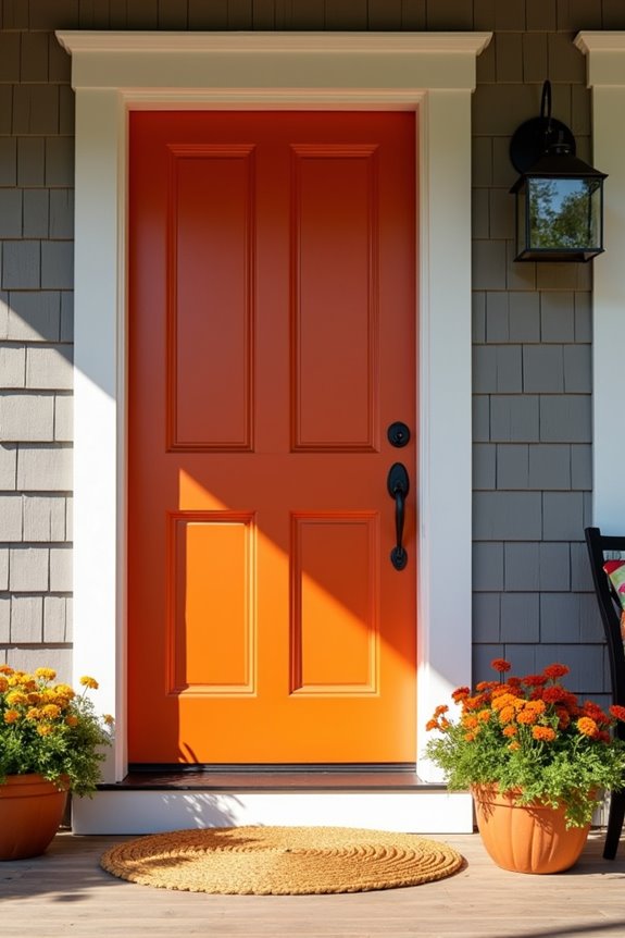 bold front door color elevates curb appeal