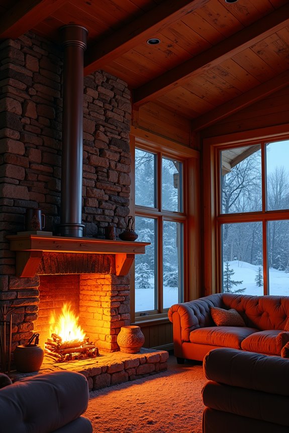 chimney drafts waste heat