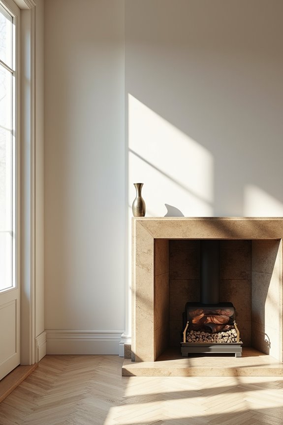 clear mantel assess space details