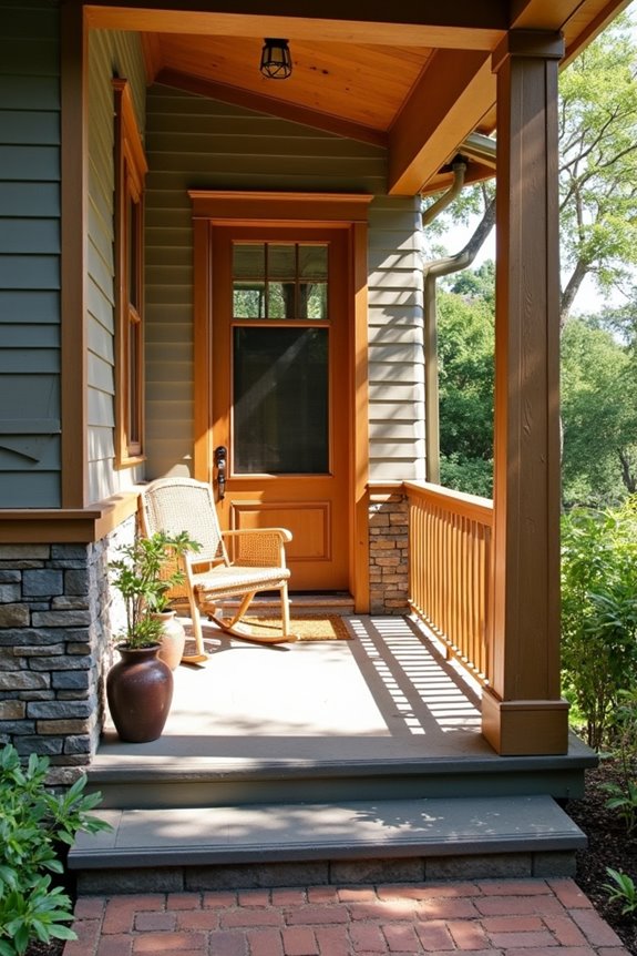 cohesive porch unified home