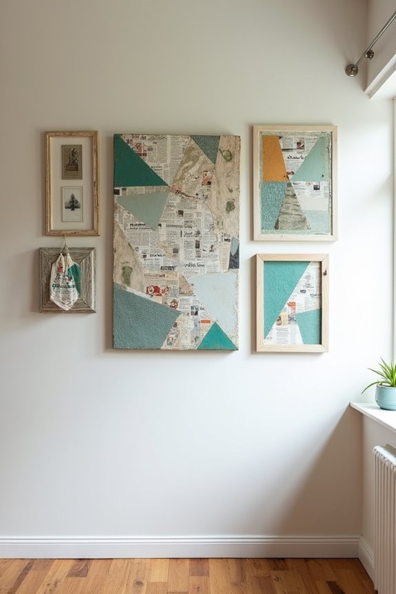 diy thrifted gallery walls on a budget