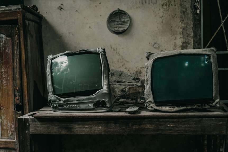 fireplace risk to television
