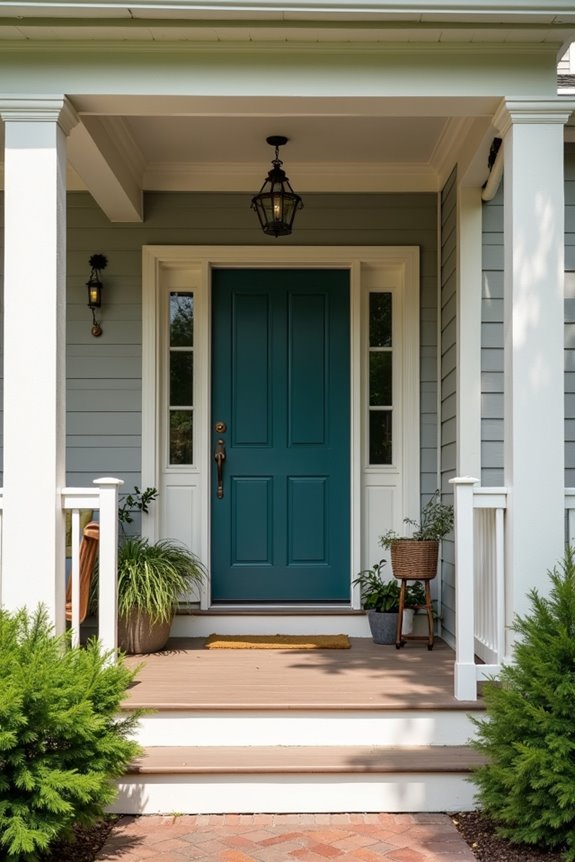 front door delivers contrast and personality