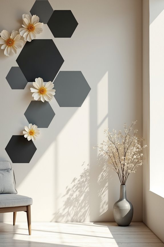 graphic shapes florals shape space