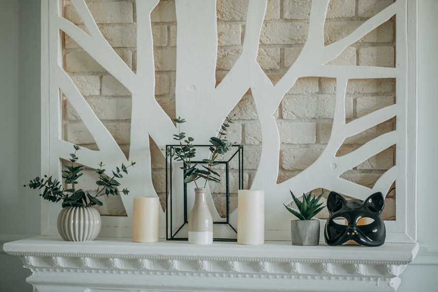 joanna gaines mantel styling techniques