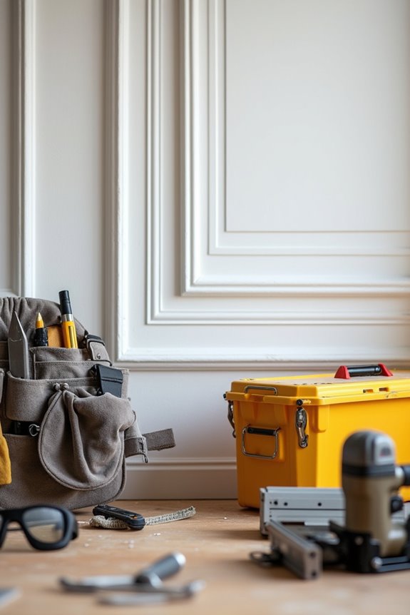 moulding installation tools and safety