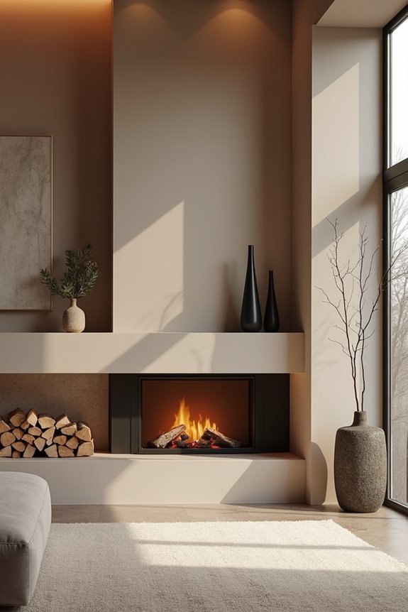 mounting art above hearth curated displays