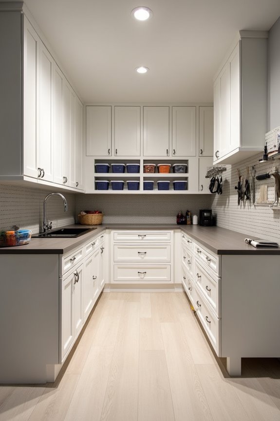 multi functional basement storage solutions