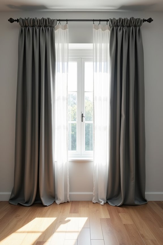 natural light room size dictate curtains