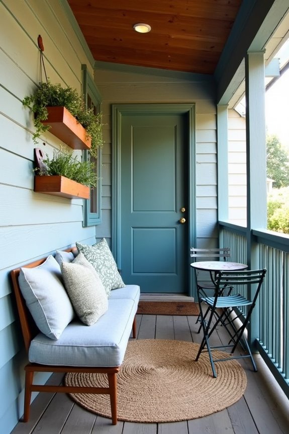 Space-Saving Ways to Decorate Your Narrow Front Porch 3 small multipurpose porch furniture