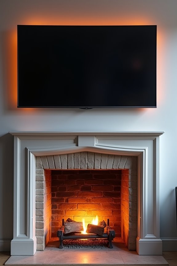 smart mounts shield fireplace heat