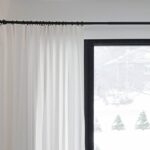 three simple curtain rod decorations