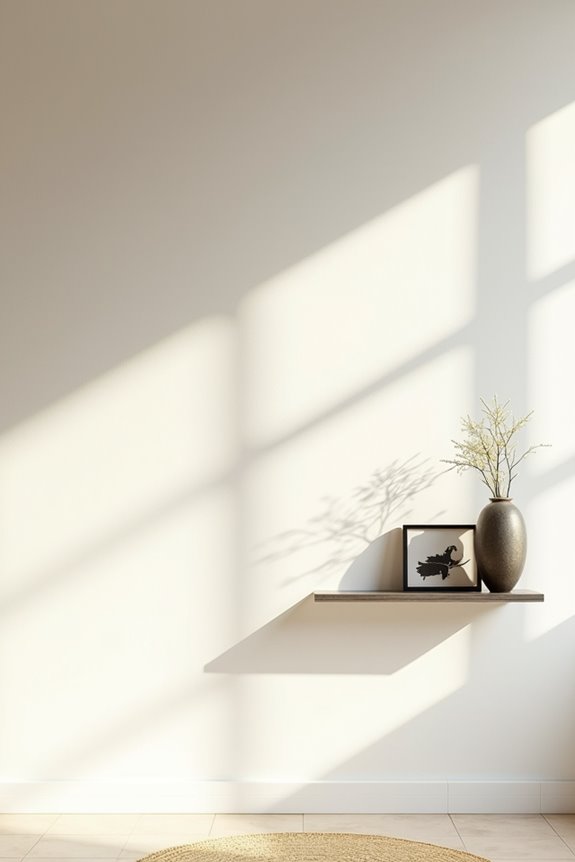 two thirds wall focal art cohesive lighting