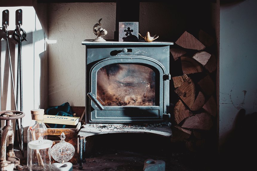 will a fireplace heat