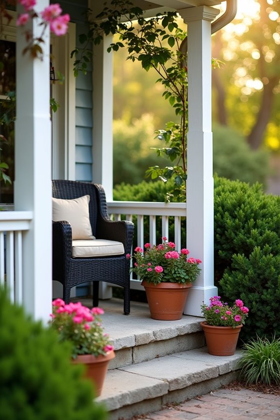 year round flowering porch plan